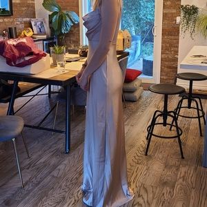 Champagne/gold bridesmaid dress